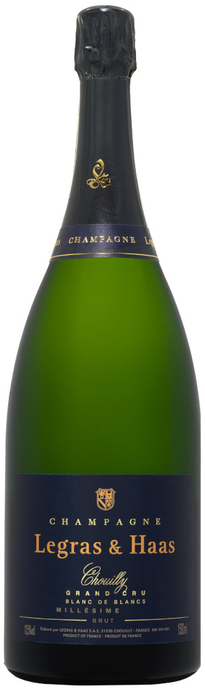 image of Champagne Legras & Haas Blanc de Blancs Grand Cru, magnum 2018